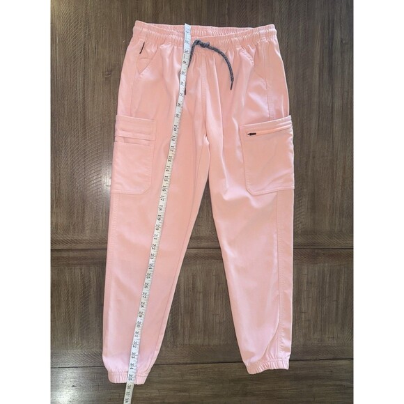 Carhartt Pink Force Cross-Flex Scrub Jogger Pants Drawstring Petite Small PS - Picture 11 of 16